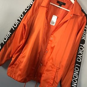 ‼️NEW‼️ Orange collared jacket